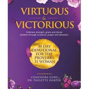 Virtuous & Victorious Purple Devotional Book
